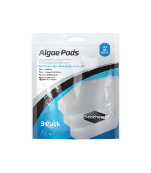 Seachem Laboratories Algae Pad for Glass & Acrylic Aquariums White, 1ea/25 mm, 3 pk