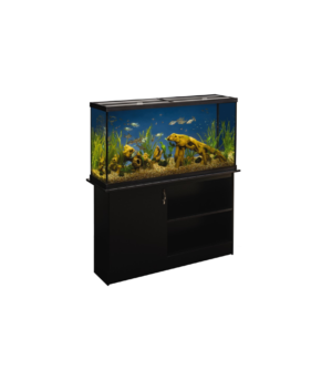 Marineland Ensemble Tank and Stand Aquarium Kit Black, 1ea/60 gal, 51Inx16Inx56 in
