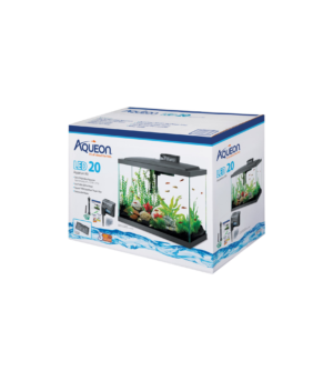 Aqueon Aquarium Fish Tank Starter Kit with LED Lighting 1ea/20 gal
