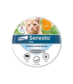 Elanco Seresto Flea & Tick Treatment & Prevention Collar for Cats 8 Months Protection, 1ea/One Size