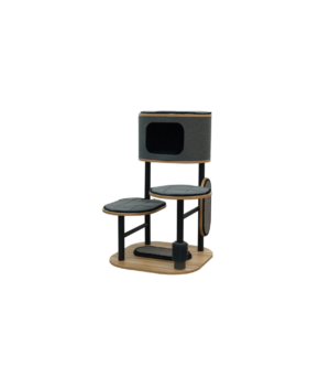 PetPals Starbz Industrial Style Cat Tree Charcoal, 1ea/37 in