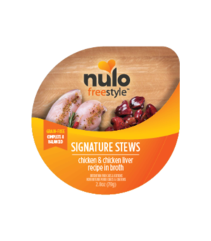 Nulo Freestyle Signature Stews Grain-Free Wet Cat Food Chicken & Chicken Liver, 24ea/2.8 oz