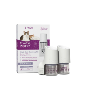 Comfort Zone Comfort Zone Multi Cat Calming Diffuser 1ea/Two pk Diffuser Kit