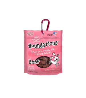 Loving Pets Houndations Small Dog & Puppy Training Treats Beef, 1ea/4 oz