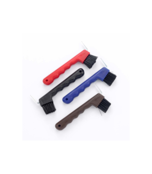 Partrade Trading Company Hoof Pick with Brush Black, 1ea/7 in