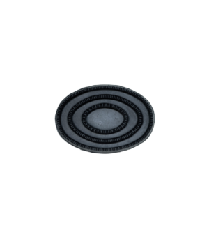 Partrade Trading Company Soft Rubber Curry Comb Black, 1ea/6 in, LG