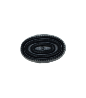 Partrade Trading Company Soft Rubber Curry Comb Black, 1ea/4.75 in, Junior