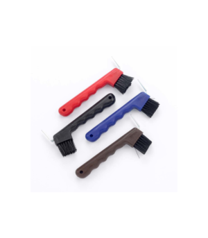Partrade Trading Company Hoof Pick with Brush Blue, 1ea/7 in