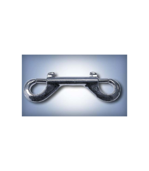 Keytone Mfg. & Supply Double End Bolt Snap Hook Nickel Plate, 1ea/4 3/4 in