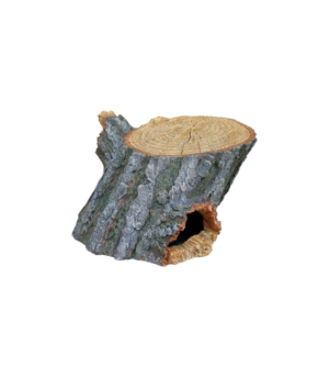 Weco Products Wecorama Sleepy Hollows Giant Pine Lodge Den Terrarium Ornament Gray, Brown, 1ea