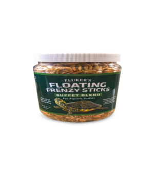 Fluker's Buffet Blend Aquatic Turtles Floating Frenzy Sticks Freeze Dried Food 1ea/11.5 oz