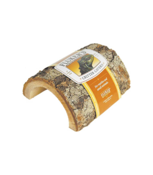 Fluker's Critter Cavern Half Log Hideaway Brown, 1ea/SM