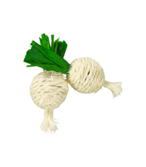 A & E Cages Nibbles Turnip Twins Chew Small Animal Chew Toy 1ea/One Size