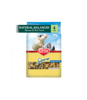 Kaytee Supreme Mouse and Rat Food Flavor Medley, 1ea/4 lb Kaytee