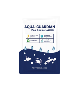 Aqua-Guardian Pro Formula for Pond, Water Purification Powder for Aquarium Fish Tank, Water Clarification Powder Aquatic Care Powder for Water Care & Fish, Shrimp Support, 100g, 1Pc(Blue,6.7x4.7")