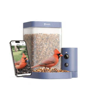 Birdfy Smart Bird Feeder with Camera, 60FPS Smooth Video, AI Bird Identification & Instant Alerts, Auto Capture, Perfect Gift for Bird Lovers